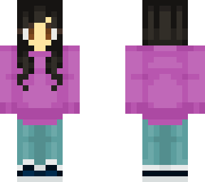 cosmicallyfaye skin purple jumper