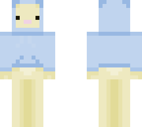 cute duck with blue hoodie