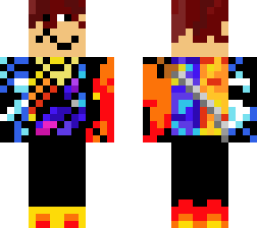 fire dragon and ice phoenix