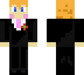 ginger in a tuxedo