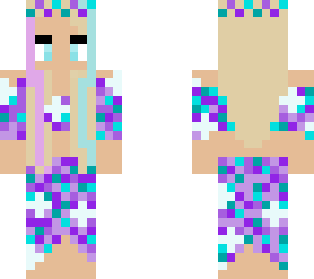 girl in a mermaid dress