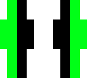 green and black skin