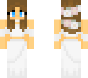 me in wedding dress