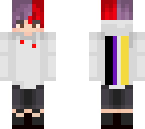 me with nonbinary flag