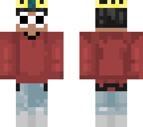 me with red sweatshirt