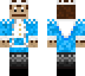 monkey blue white crown
