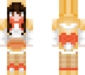 orange bunny girl