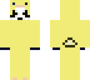 panda in duck costume