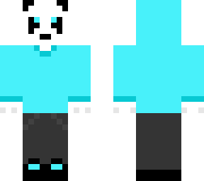 panda with hoodie