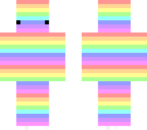 pastel rainbow dude