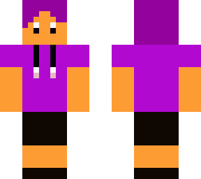 person with magenta hair