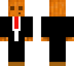 pumpkin slime in a suit