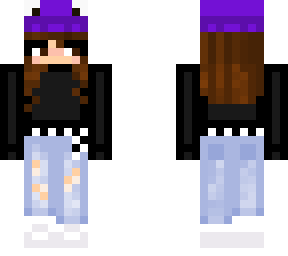purple beanie fit