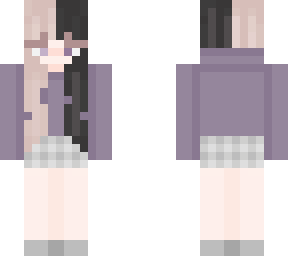purple hoodie girl <3