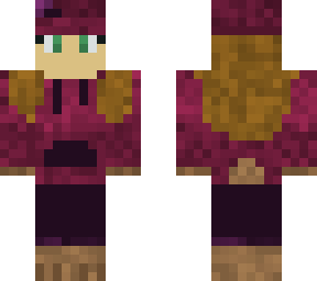 purple/magenta flower hat and hoodie and bunny ears