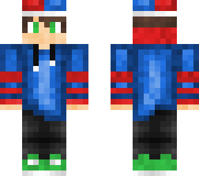 red and blue
