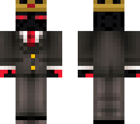 red enderman in suit