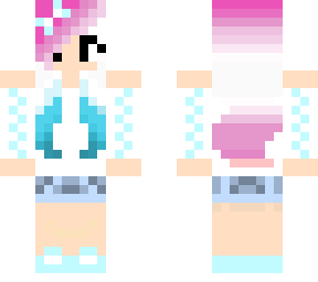 trans flag woman