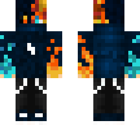 two faced fire boy