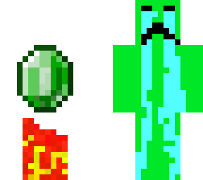 when your emerald falls in lava