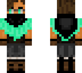 a rogue in orange and cyan