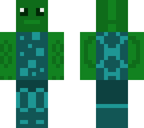 aqua lizard space alien guy