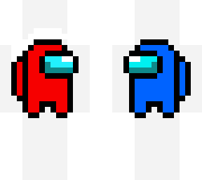 blue and red among us