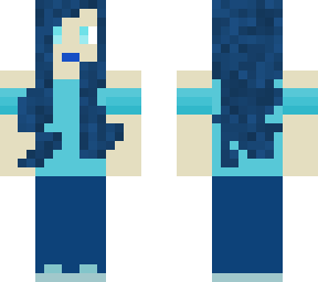 blue girl
