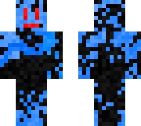 blue monster with smol flower
