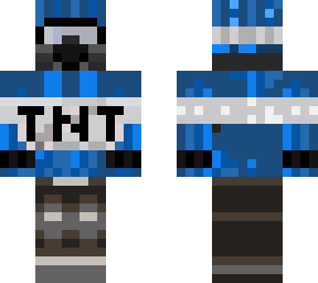 blue tnt man