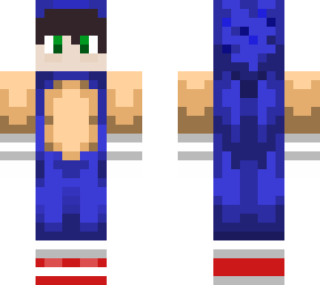 boy in sonic costume