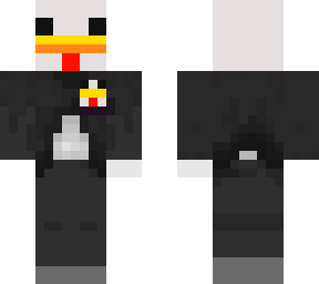 chicken in a tux