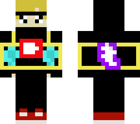 cool minecrafter whith cool glasses