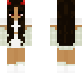 devil brown haired girl