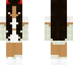 devil brown haired girl