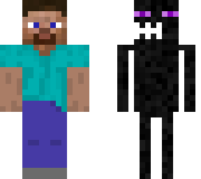 enderman following steve
