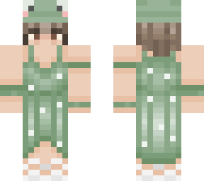 frog dress with *bucket hat*