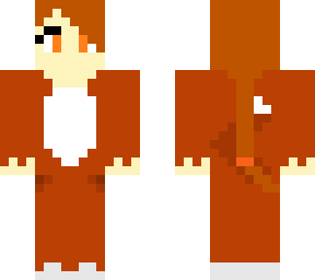girl with fox costume