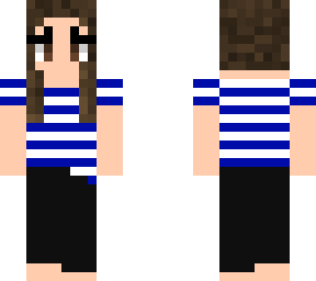 girl with striped shirt