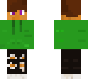 green hoodie boy more pixels-