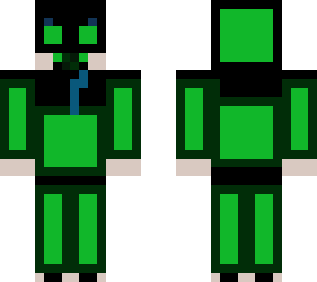 green suit