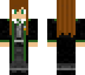 hogwarts slytherin girl robes student