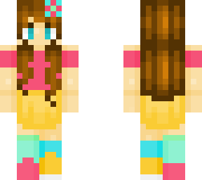 i remade my first skin (gym pretty girl)