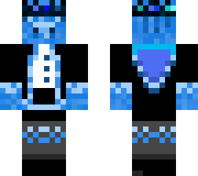 lack and blue technoblade