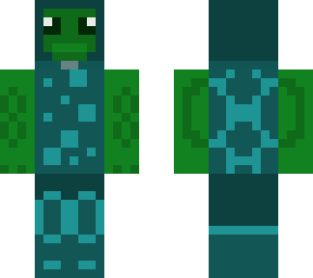 lizard aqua guy with helmet