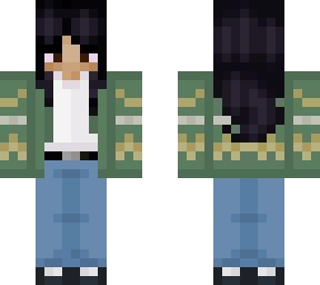 me in an irl outfit with dyed hair