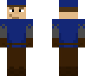 medieval blue guy
