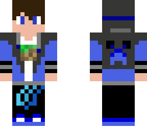 minecraft fan blue
