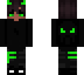neon green edit of refrqct's red glow eboy skin