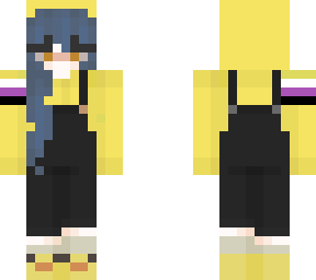 nonbinary duck raven (edit from another person's skin)